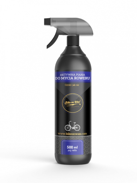 Bike on Wax - Aktywna piana do mycia roweru - atomizer - 500 ml