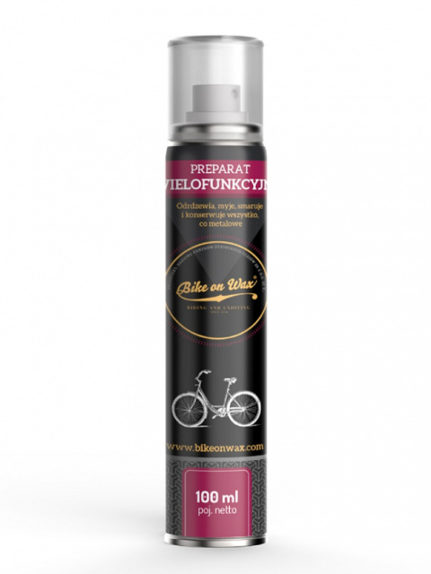 Bike on Wax - Preparat wielofunkcyjny - aerozol - 100 ml