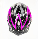 Kask rowerowy AVO-20 CZARNO/RÓŻOWY