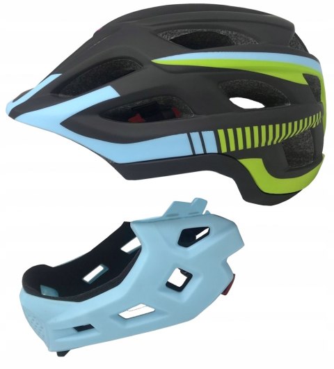 Kask rowerowy AVO-49 FULLFACE rozm.L (48-56cm)