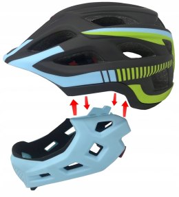 Kask rowerowy AVO-49 FULLFACE rozm.L (48-56cm)