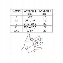 Zimowe Rękawiczki rowerowe Force XXL czarny