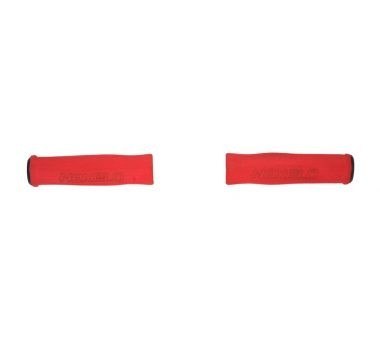 Chwyt kierownicy piankowy o gęstej strukturze, długość 125 mm, kolor czerwony