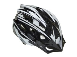 Kask rowerowy DEIMOS, L (58-62 cm),out-mold,siatka,czarno-szaro-biały