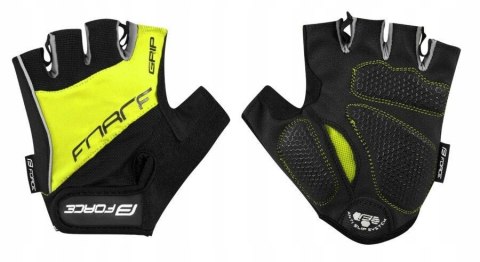 RĘKAWICZKI ŻELOWE FORCE GRIP, FLUO XXL