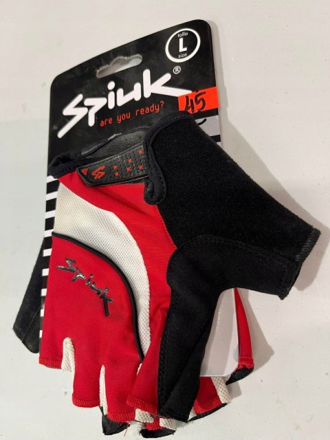 Rękawiczki rowerowe Spiuk S/GLOVE XP RED/WHITE L