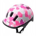 Kask rowerowy Meteor KS06 Hearts pink roz S 48-52c