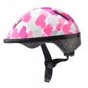 Kask rowerowy Meteor KS06 Hearts pink roz S 48-52c