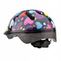 Kask rowerowy Meteor KS06 Hearts roz XS 44-48cm Jr