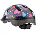 Kask rowerowy Meteor KS06 Hearts roz S 48-52cm Jr