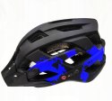 Kask rowerowy AVO-24 CZARNO/NIEBIESKI MAT rozm.L