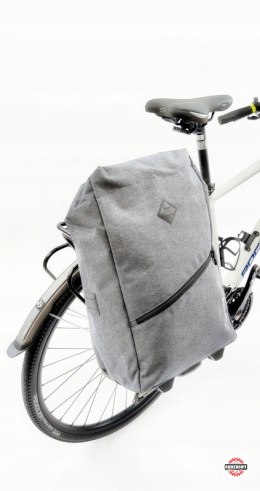 Sakwa torba rowerowa na bagażnik z kółkami