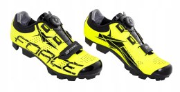 Buty rowerowe force mtb crystal, fluo 42