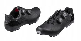 Buty rowerowe force mtb warrior carbon, czarne 42