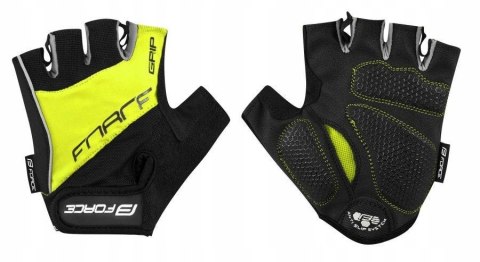 RĘKAWICZKI ŻELOWE FORCE GRIP, FLUO L