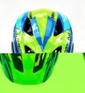 Kask rowerowy AVO-03 NIEBIESKO/BŁĘKITNO/ZIELONY