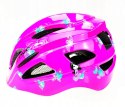 Kask rowerowy AVO-03 RÓŻOWY/KSIĘZNICZKI rozm.M