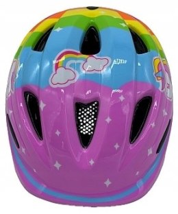 Kask rowerowy AVO-09 RÓŻOWY rozm.M (48-52cm)