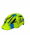 Kask rowerowy AVO-10 ZIELONY FLUO MAT rozm.M