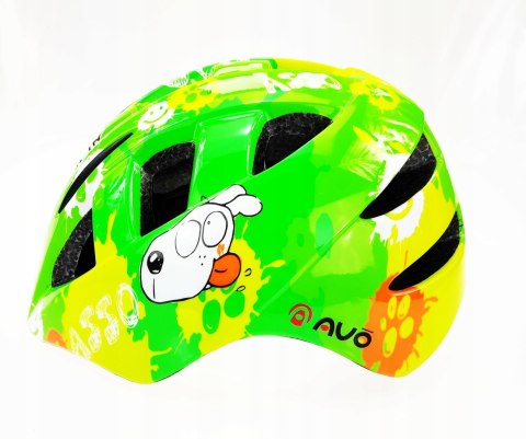 Kask rowerowy AVO-11 ZIELONY rozm.M (48-52cm)