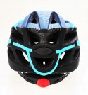 Kask rowerowy AVO-20 CZARNO/NIEBIESKI MAT rozm.L