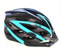 Kask rowerowy AVO-20 CZARNO/NIEBIESKI MAT rozm.L