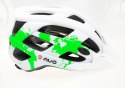 Kask rowerowy AVO-24 BIAŁO/ZIELONY MAT rozm.L