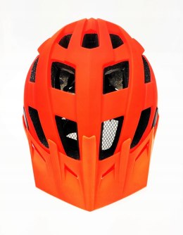 Kask rowerowy AVO-24 POMARAŃCZOWY FLUO MAT rozm.L