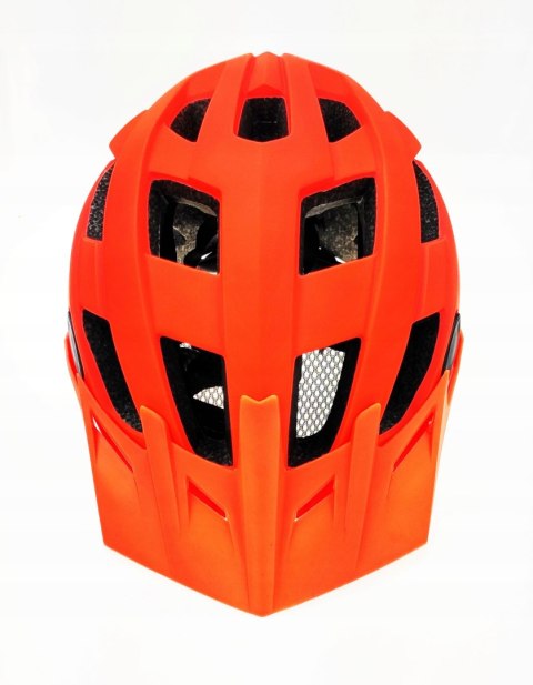 Kask rowerowy AVO-24 POMARAŃCZOWY FLUO MAT rozm.M