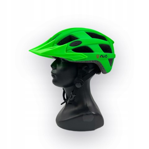 Kask rowerowy AVO-24 ZIELONY MAT rozm.L (58-61cm)