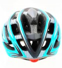 Kask rowerowy AVO-41 CARBON/NIEBIESKI MAT rozm.L