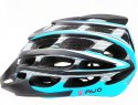 Kask rowerowy AVO-41 CARBON/NIEBIESKI MAT rozm.L