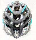 Kask rowerowy AVO-41 CARBON/NIEBIESKI MAT rozm.L