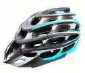 Kask rowerowy AVO-41 CARBON/NIEBIESKI MAT rozm.L