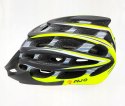 Kask rowerowy AVO-41 CARBON/ZIELONY FLUO MAT