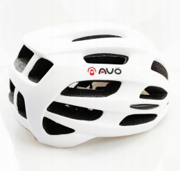 Kask rowerowy AVO-44 BIAŁY MAT rozm.L (55-61cm)