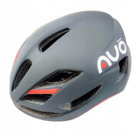 Kask rowerowy AVO-46 AERO II CZARNO/CZERWONY