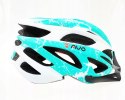 Kask rowerowy AVO-48 BIAŁO/MIĘTOWY MAT