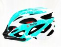 Kask rowerowy AVO-48 BIAŁO/MIĘTOWY MAT