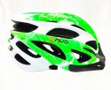 Kask rowerowy AVO-48 BIAŁO/ZIELONY MAT