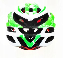 Kask rowerowy AVO-48 BIAŁO/ZIELONY MAT