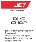 Łańcuch JET P9002 9 rz.1/2x11/128 " 116 ogniw