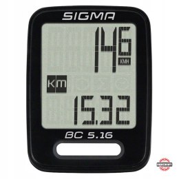 Licznik rowerowy przewodowy Sigma Sport BC 5.16