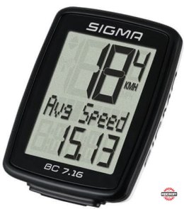 Licznik rowerowy przewodowy Sigma Sport BC 7.16