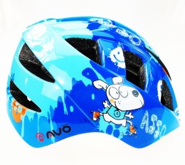 Kask rowerowy AVO-11 NIEBIESKI rozm.S (44-48cm)