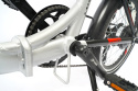 Rower elektryczny Lovelec Lugo rama 14 cali aluminium koło 20 " srebrny 250 W