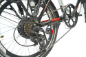 Rower elektryczny Lovelec Lugo rama 14 cali aluminium koło 20 " srebrny 250 W