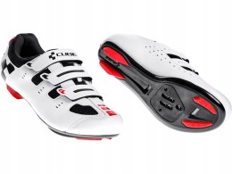 Buty rowerowe wpinane SPD CUBE ROAD CMPT białe r.39