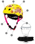 Kask rowerowy DISNEY SoY LUNA - rozmiar M 54-58cm