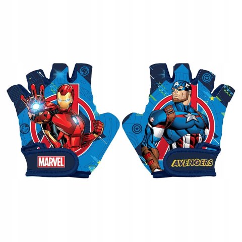 Rękawiczki rowerowe Seven r. XS s niebieskie AVENGERS DISNEY